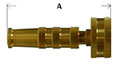 3in Crossed Pattern Brass Nozzle Diagram